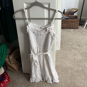 White impeccable pig dress